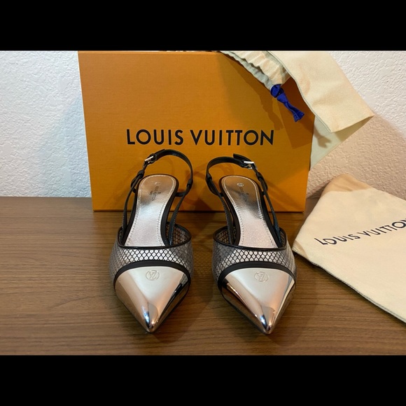 Louis Vuitton Authenticated Suede Heel